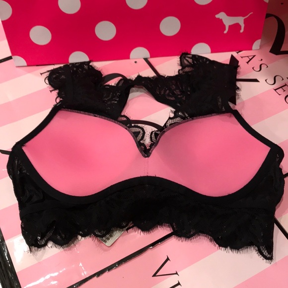 ๐ฅON SALE๐ฅ2/$25๐ฅ ๐ Pink ๐ Victoriaโs Secret Lace Bralette - Picture 4 of 6